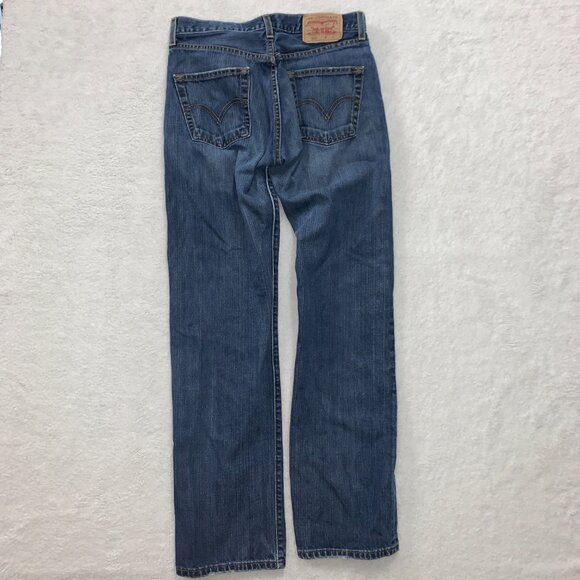 Levis 501 Jeans Men 30x34 Button Fly Y2K Dark Wash Denim 100% Cotton *READ* - Picture 7 of 9